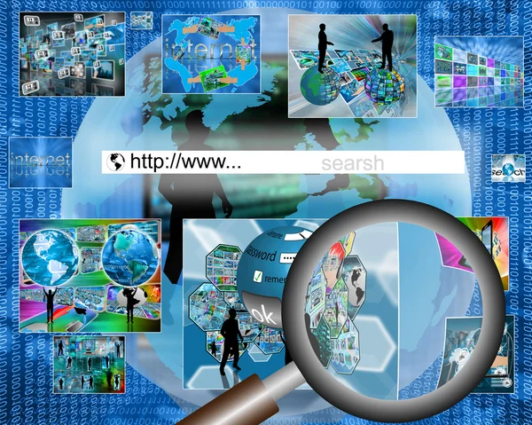 Search the Web — Stock Photo, Image