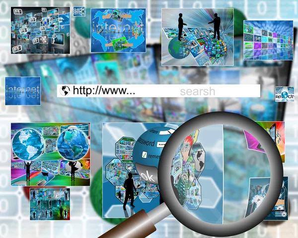 Search the Web — Stock Photo, Image