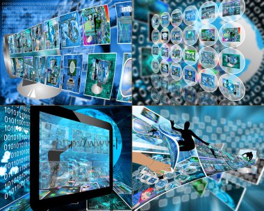 dört fotoğraf bir dizi