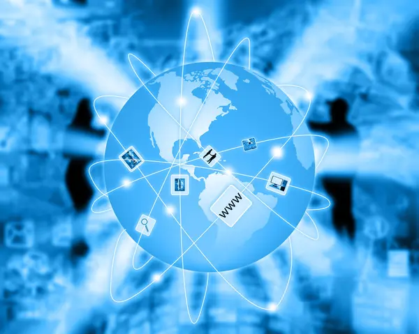 Globale connectiviteit — Stockfoto
