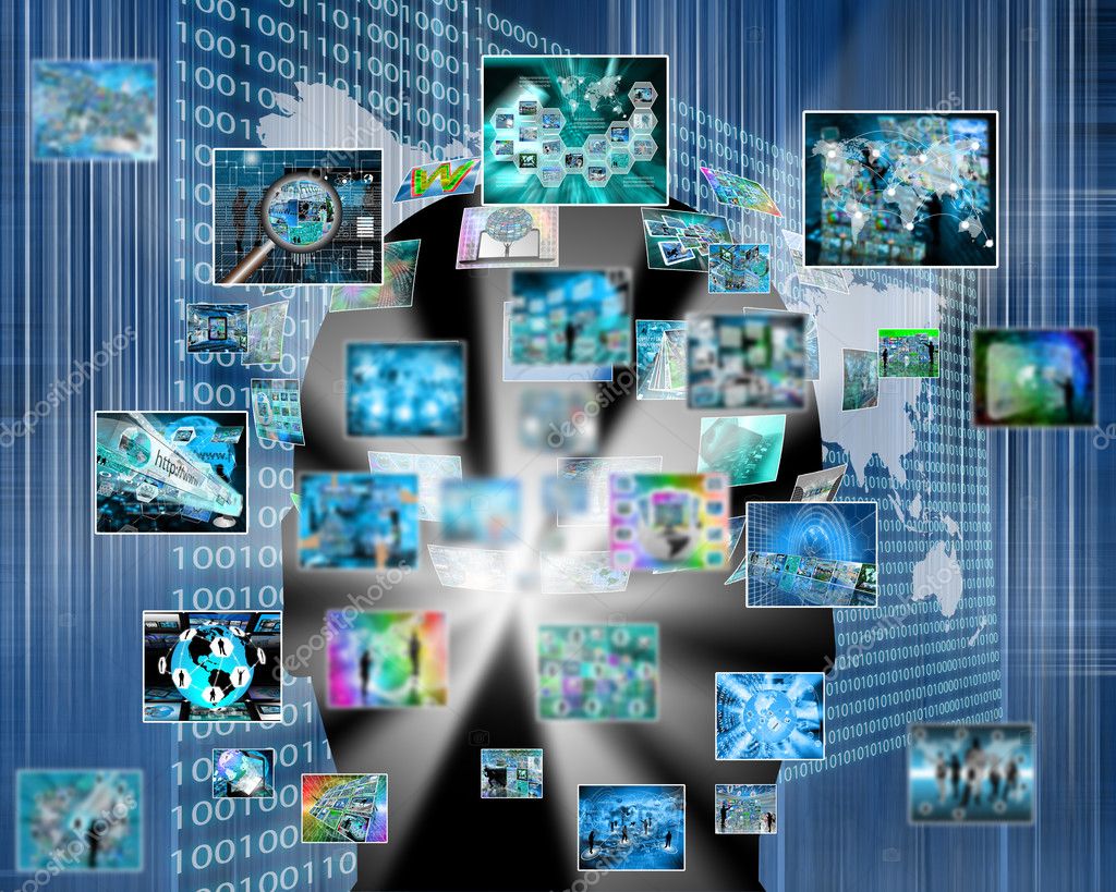 Information explosion — Stock Photo © SSSRRUSSIA #61995495