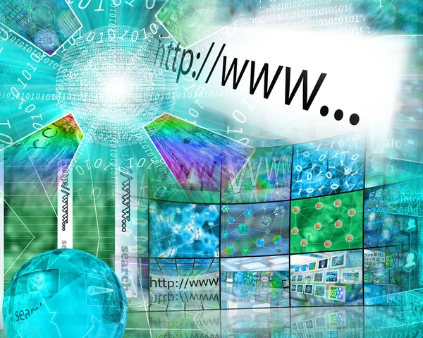 Internet abstrakt — Stockfoto