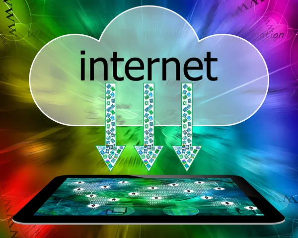 Internet cloud — Stock Photo, Image