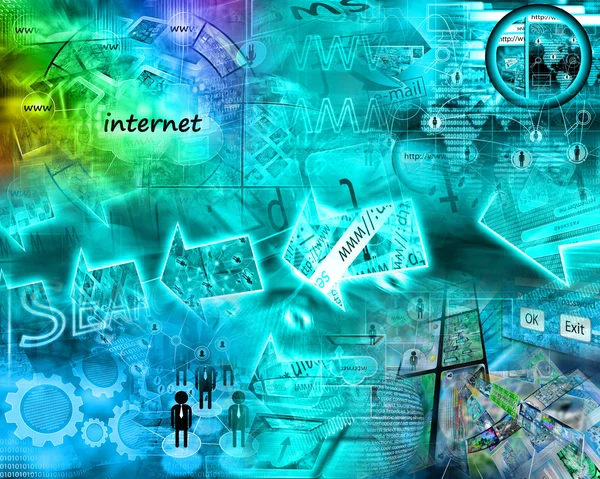 Wereld van internet — Stockfoto