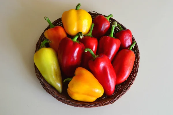 Édes paprika színes — Stock Fotó