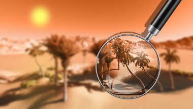 Oasis çölde sunulan 3d yazılım
