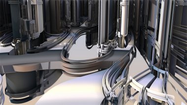 fraktal elemanları ile kompozisyon