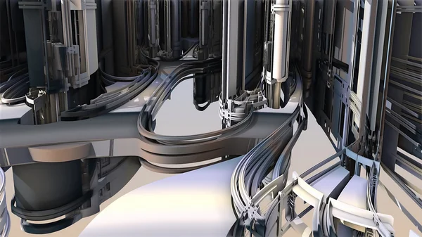 fraktal elemanları ile kompozisyon