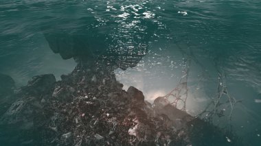 uzaylı dünya 3d render peyzaj 