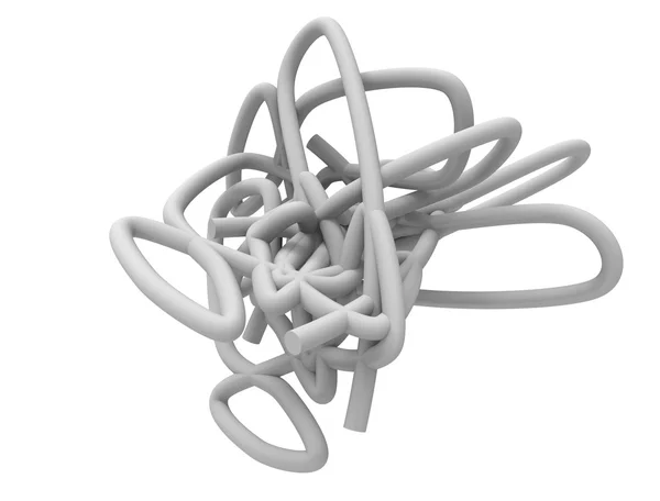 3D digital render of  abstract rings — Stock Photo, Image