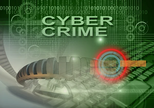 Render  - cyber crime — Stock Photo, Image