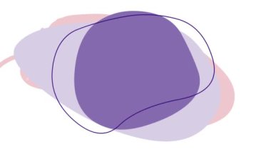 Sıvı Soyut Organik Biçimin Asgari Sanat Hareketi Biçimi Canlandırması