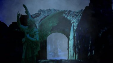 Animasyon - Bulutlar ve Meleklerle Gece Gök Gürültüsü