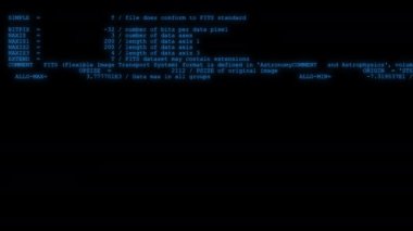 4K - Bilgisayar ekranı terminalinde çalışan hacker kodu 