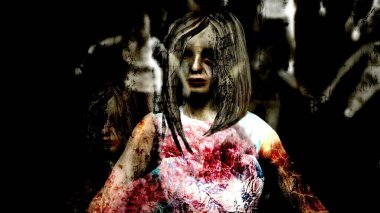 3D Hazırlama - Efektli Korkunç Zombi