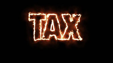 Vergi dairesi yanıyor.