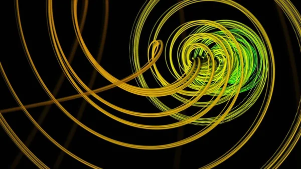 Ordinateur Généré Spins Forme Spirale — Photo