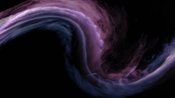 3d illustration - Nebula Galaxy Fluid Dynamics