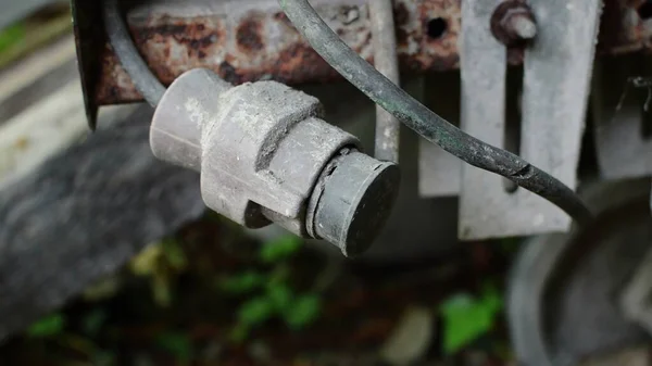 Illustration Close Old Rusty Dirty Cement Mixer — Stock Photo, Image