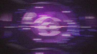 3d illüstrasyon - TV Gürültüsü Kötü Sinyal İletimi