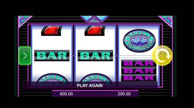 3D illüstrasyon - İnternetteki kumar makinesinde turnayı gözünden vurmak