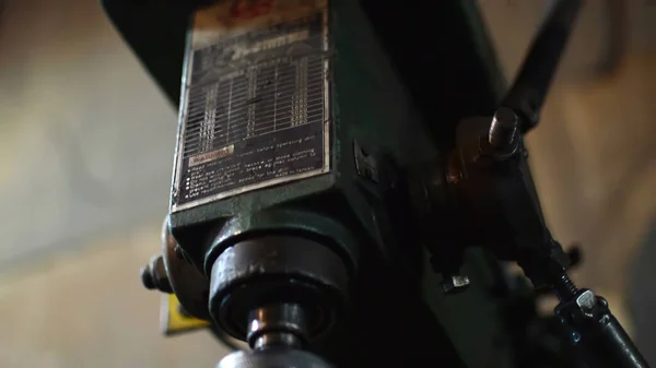 Close Shot Industrial Drill Machine — Stock Photo, Image