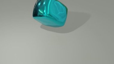 Modern minimal animasyon tasarım konsepti modayı 3 boyutlu akışkan sanat yumuşak vücut fiziği