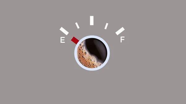 Ilustração Café Criativa Ideia Fundo — Fotografia de Stock