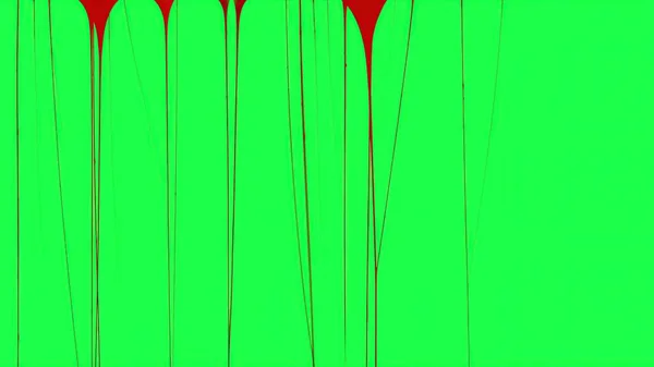 Illustration Blood Dripping Green Scree — Stock Photo, Image