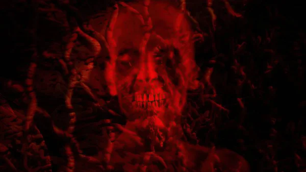 3Dイラスト Disturbing Horror Background — ストック写真