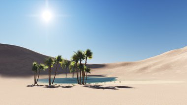 Oasis çölde sunulan 3d yazılım