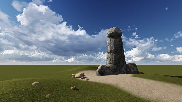 Камень форма пениса
