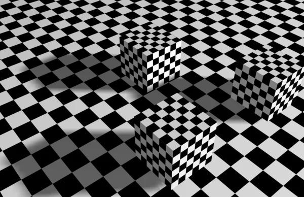 Cubes en mouvement — Photo