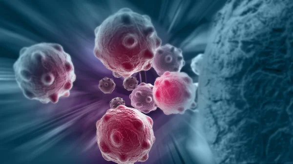 Раковые клетки — стоковое фото