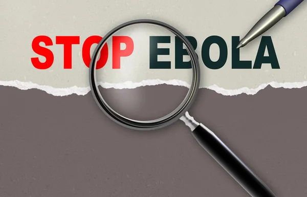Arrêtez Ebola — Photo