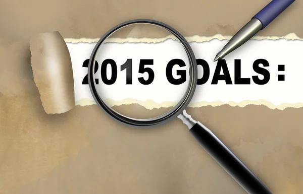 Ziele für 2015 — Stockfoto