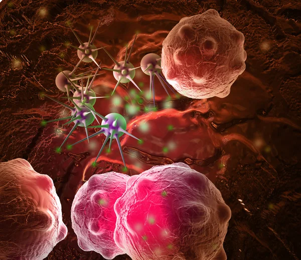 Rakovinné buňky — Stock fotografie