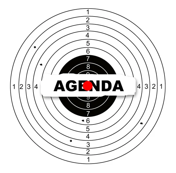 Agenda — Stock Photo, Image