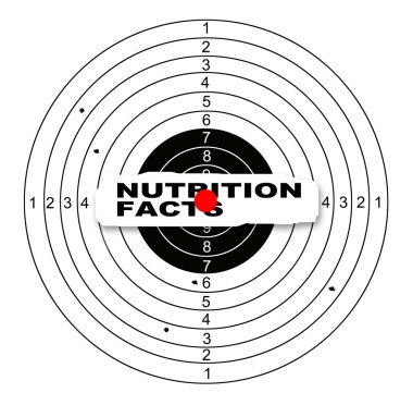nutrition facts clipart