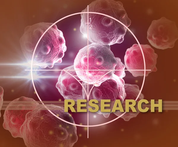 Cancer cell research — Stock Photo, Image