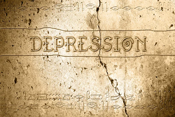 Depressie — Stockfoto
