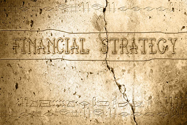 Financiële strategie — Stockfoto