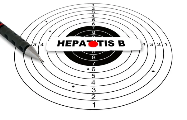 Hepatitis B — Stockfoto