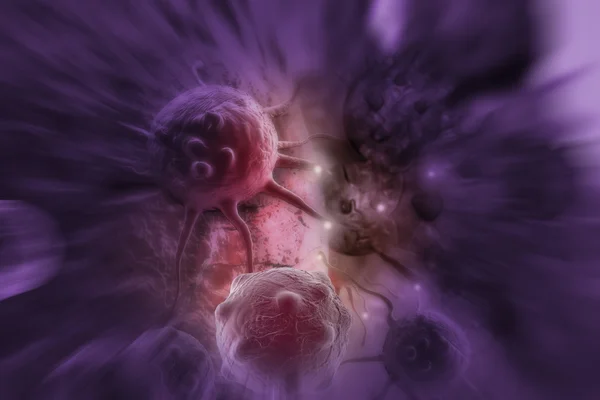Komórki nowotworowe — Zdjęcie stockowe