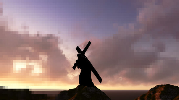 Христос, несущий крест
