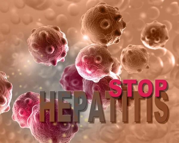 Detener la hepatitis — Foto de Stock