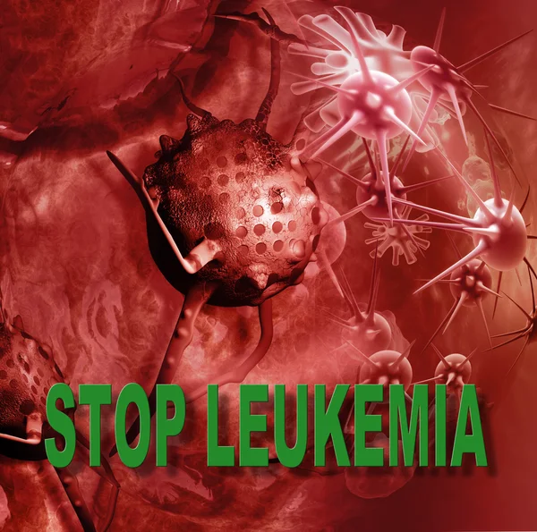 Leukemie cellen — Stockfoto