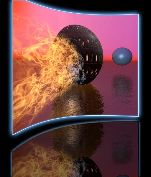 Feuerball — Stockfoto