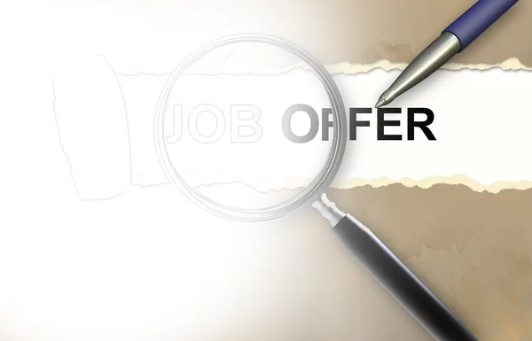 Job offer concept — Stock Photo, Image