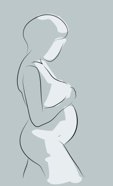 Hamile kadın.